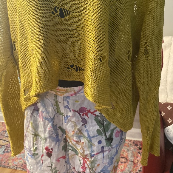 Grizas 100% linen long sleeve sweater - Picture 7 of 8